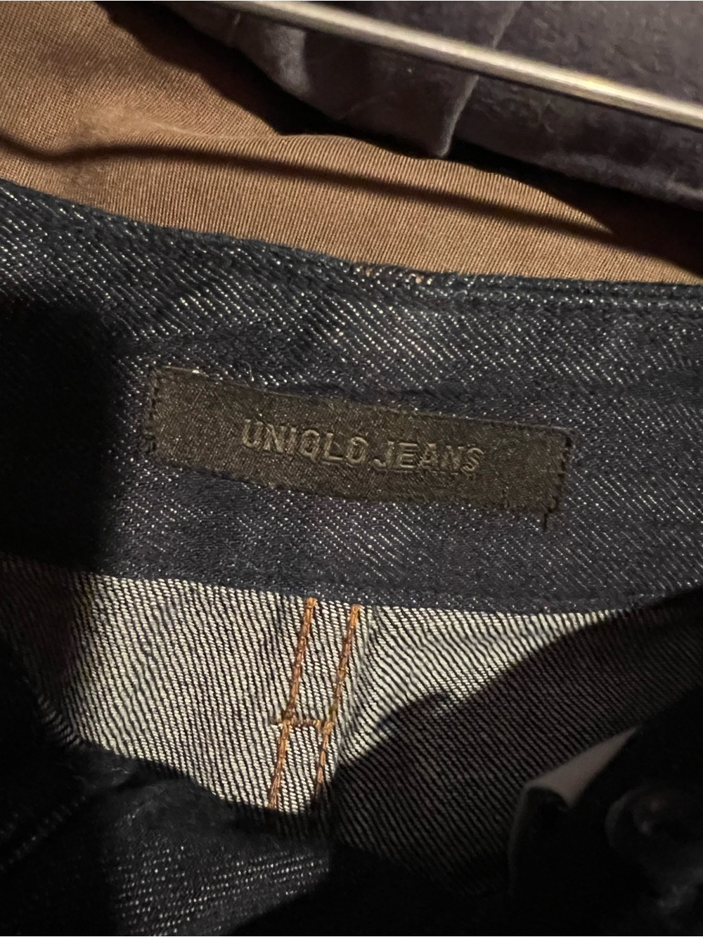 Uniqlo Relaxed Dark Indigo  Jeans - Picture 3 of 5